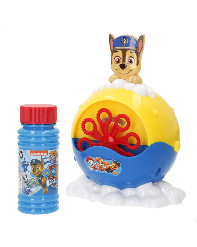 Set of six Paw Patrol bubble toys with colorful packaging, 59 ml size, ideal for outdoor play and fun activities.
