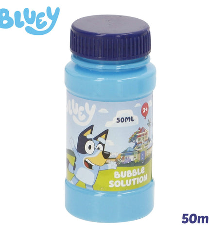 Bluey Bellenblaas Spel set with 12 bottles, 50 ml each, colorful outdoor toy for kids, perfect for outdoor play and fun.