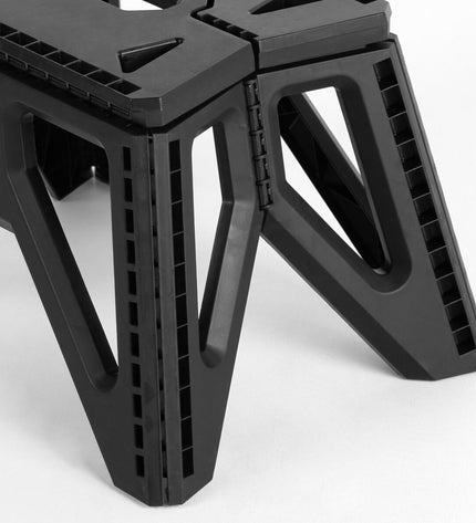 Six Aktive foldable outdoor camping chairs, compact 39x23x27 cm, ideal for sport, camping, and hiking activities.