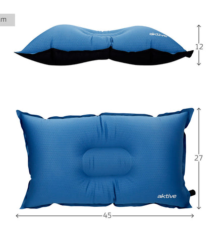 Set of six Aktive TPU cushions for camping and outdoor activities, measuring 45x12x27 cm, ideal for hiking and outdoor comfort.