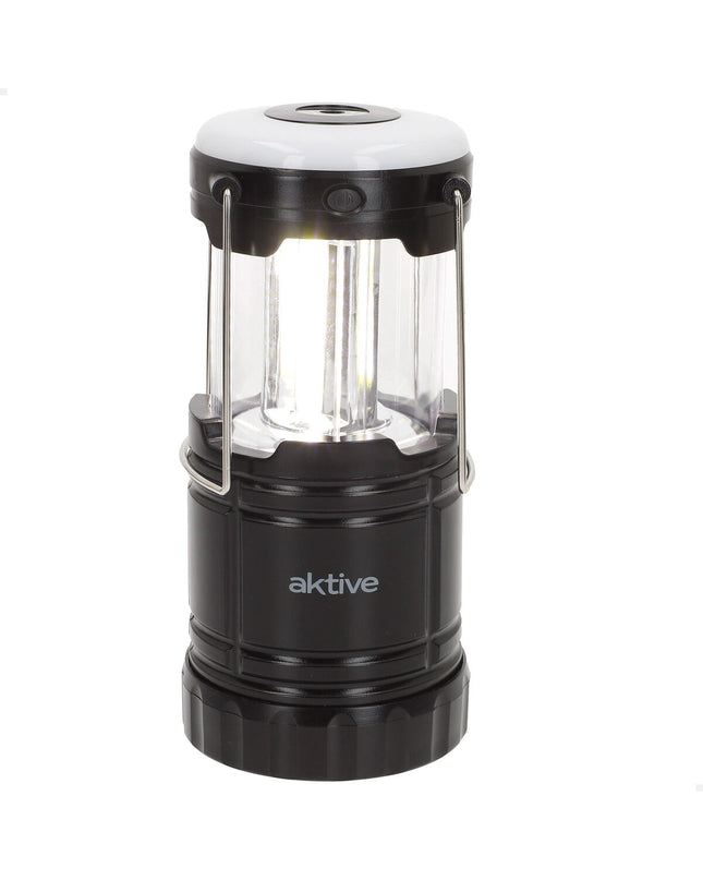Set of six Aktive plastic camping flashlights for outdoor garden decoration, featuring compact, durable design for outdoor lighting.