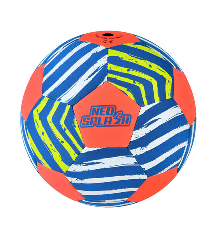 Set of 24 Aktive Strandvoetbal Aktive Neo Splash soccer balls for outdoor beach play, featuring bright colors and durable design.