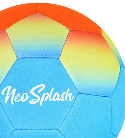 Set of 24 Aktive Neo Splash beach volleyballs, sport and outdoor volleyballs for beach play, featuring bright colors and durable design.