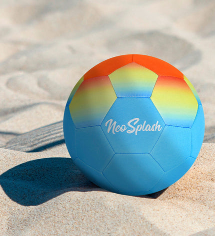 Set of 24 Aktive Neo Splash outdoor soccer balls for sports and recreational play, featuring colorful, durable design.