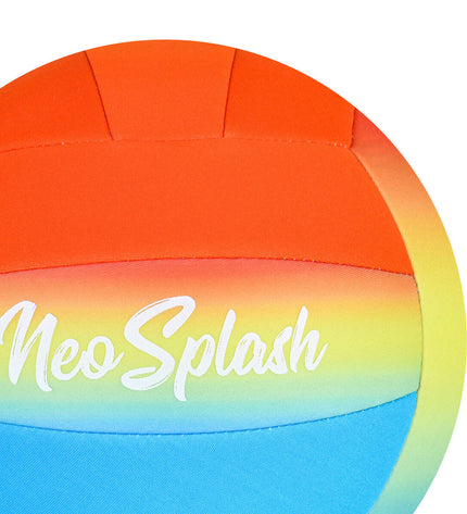 Set of 24 Aktive Neo Splash multicolour neoprene volleyballs for outdoor sports, featuring vibrant designs and durable construction.