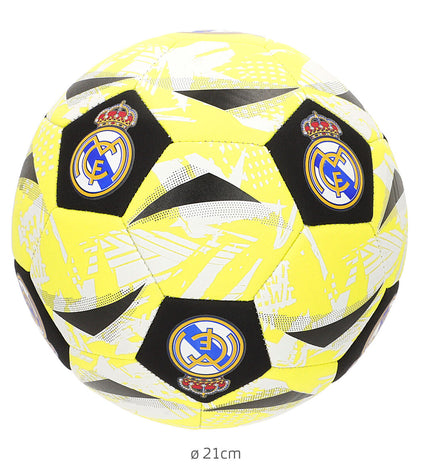 Set of 12 Real Madrid C.F. strandvoetballen, outdoor footballs featuring the official team logo and branding.