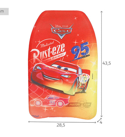 Cars BodyBoard 43.5 x 4 x 28.5 cm for watersport and outdoor fun, featuring a sleek design with a textured surface.