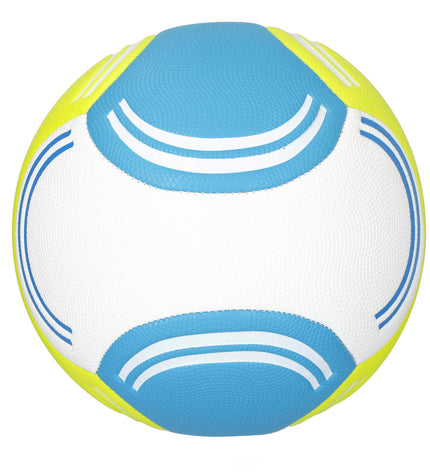 Set of 12 Aktive soccer balls, size 5, 22x22x22 cm, suitable for outdoor play and sports activities.