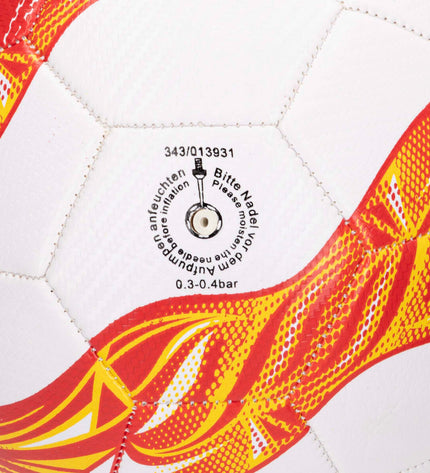Set of 12 John Toys size 5 footballs, 22x22x22 cm, perfect for outdoor sports and play, in vibrant colors.