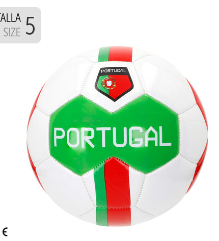 Set of 12 Aktive Portugal football toys, 22x22x22 cm, suitable for outdoor play and sports activities.