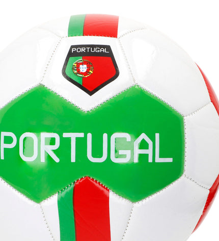 Set of 12 Aktive Portugal soccer balls, 22x22x22 cm, suitable for outdoor play and sports activities.