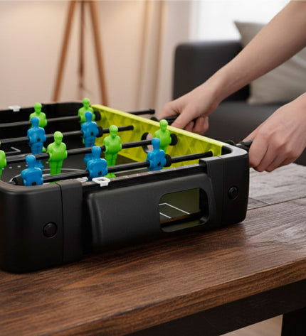 Two Colorbaby table football toys, colorful miniature game pieces for kids' play, part of toys and games collection.