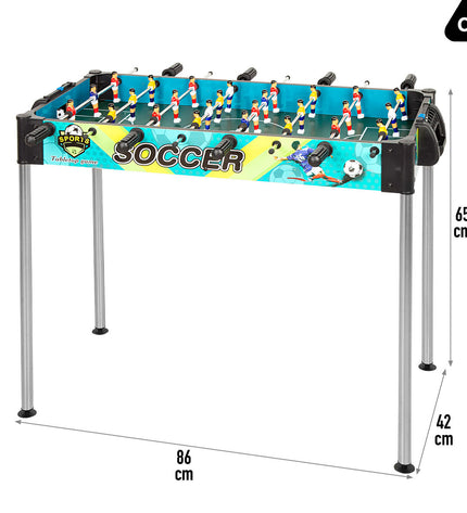 Colorbaby tabletop football game set, two colorful mini soccer tables for kids' play and entertainment.