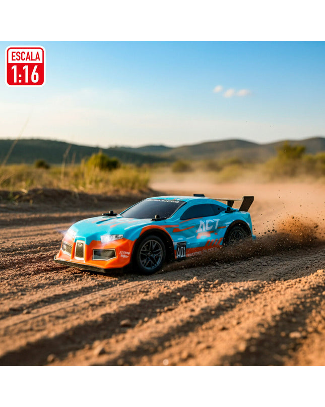 Two Speed & Go remote-controlled toy cars with adjustable motors, displayed on a surface for play and racing fun.
