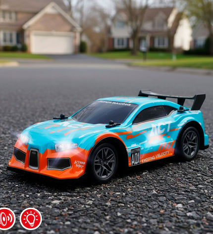 Two Speed & Go remote-controlled motors with speed control, designed for toy vehicles and gameplay.