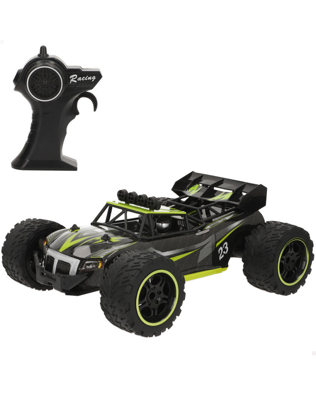 Two Speed & Go remote-controlled toy cars with adjustable motors, shown from a top angle on a plain background.