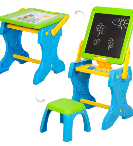 Colorbaby 2-in-1 colorful play board, 39x74x33 cm, set of 2, for creative activities and children's games.