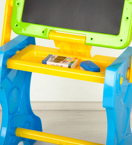 Colorbaby 2-in-1 colorful playboard set with two rectangular boards, ideal for creative activities and children's play.