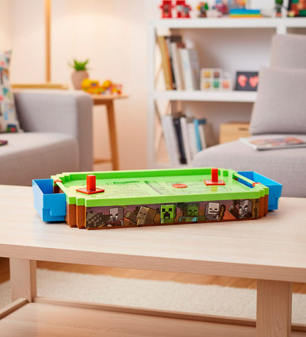 Minecraft dominoes set featuring two colorful Minecraft-themed domino pieces for kids' games and play.