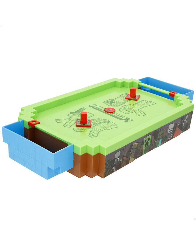 Minecraft domino set with two pieces, featuring pixelated Minecraft characters and blocks, ideal for gaming and collectible play.