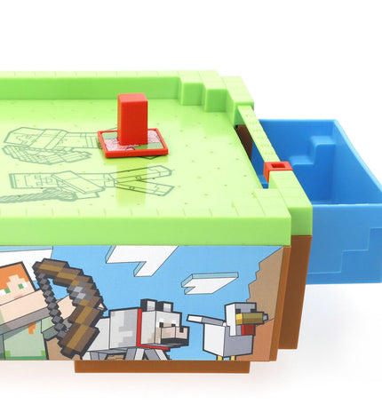 Minecraft hockey tables, 36x8x19 cm, set of 2, colorful miniature gaming accessories for children.