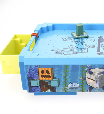 Minecraft Domino set featuring two colorful domino pieces with Minecraft-themed designs, suitable for kids' games and play.