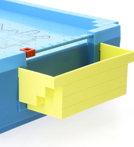 Minecraft domino set with two pieces featuring pixelated Minecraft characters and block designs, suitable for gaming and toy collections.
