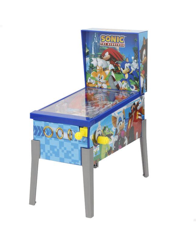 Four Sonic-themed pinball toys from the Sonic brand, designed for fun gameplay and collectible gaming accessories.