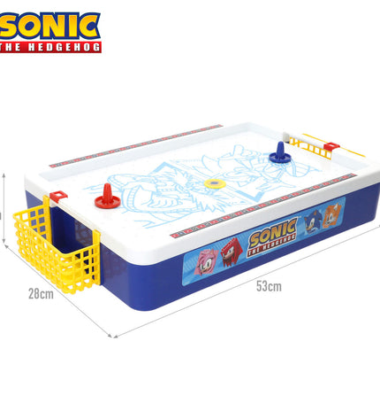 Two Sonic Domino Sonic toy pieces from the game set, featuring bright colors and Sonic character designs for fun gameplay.