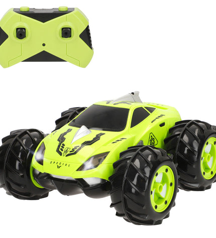 Two Speed & Go remote-controlled toy cars with adjustable motors, shown in a close-up image.