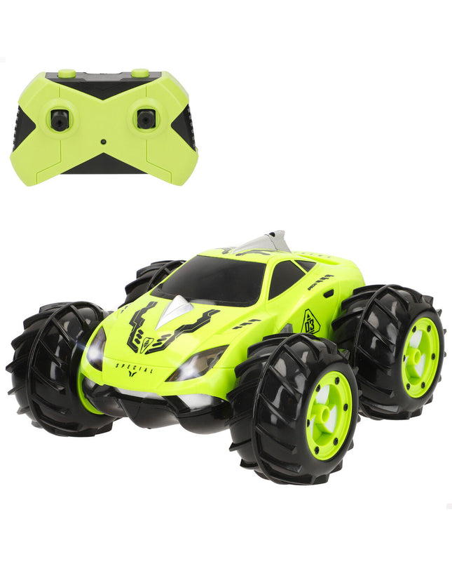 Two Speed & Go remote-controlled toy cars with adjustable motors, shown in a close-up image.