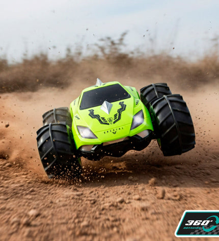 Two Speed & Go remote-controlled toy cars with sleek designs, ready for play on a smooth surface.