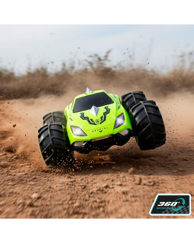 Two Speed & Go remote-controlled toy cars with sleek designs, ready for play on a smooth surface.
