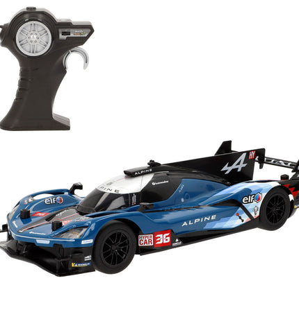 Set of four Renault police toy cars with remote control, measuring 33x8.5x13 cm, suitable for kids' play and vehicle enthusiasts.