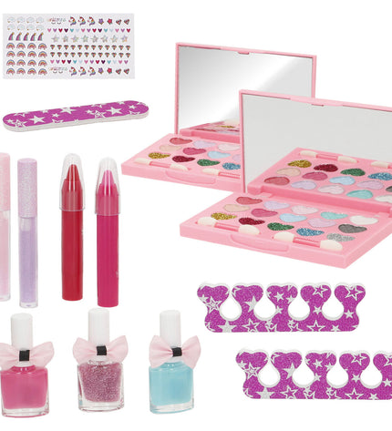 Colorbaby Kinder make-up set with four colorful pretend makeup tools, suitable for children’s play and imitative games.
