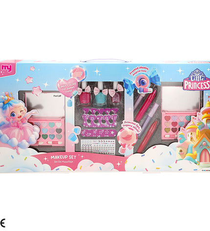 Colorbaby Kinder make-up set with four colorful toy makeup pieces, designed for children's pretend play, measuring 11x1.5x7.5 cm.