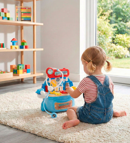 Colorbaby toy doctor bag with accessories, including pretend medical tools for imaginative play, perfect for kids.