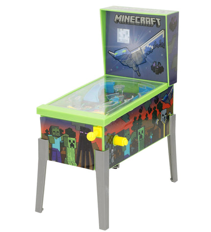 Set of four Minecraft pinball toys, colorful and themed with Minecraft characters, perfect for gaming and play.