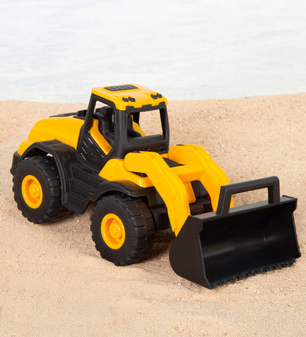 Colorbaby toy construction vehicles, 8-piece set of colorful toy excavators and loaders, for children’s play and imaginative fun.