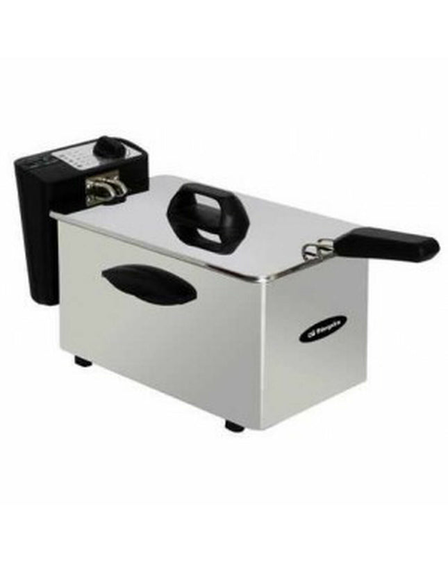 Orbegozo 15253 2000W frituurmachine for home cooking, compact electric fryer with digital controls and stainless steel finish.