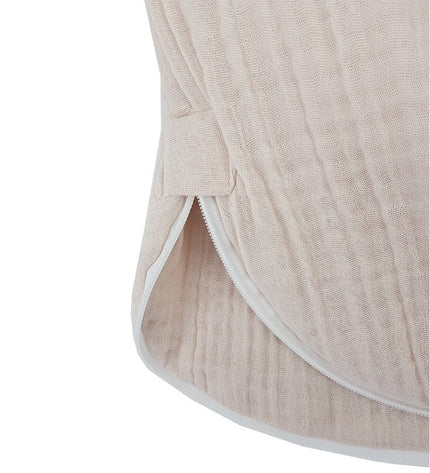 Muslin sleeping bag medium beige