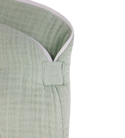 Muslin sleeping bag, medium, mint