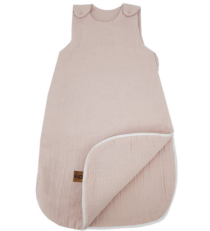 Muslin sleeping bag, medium rose pink