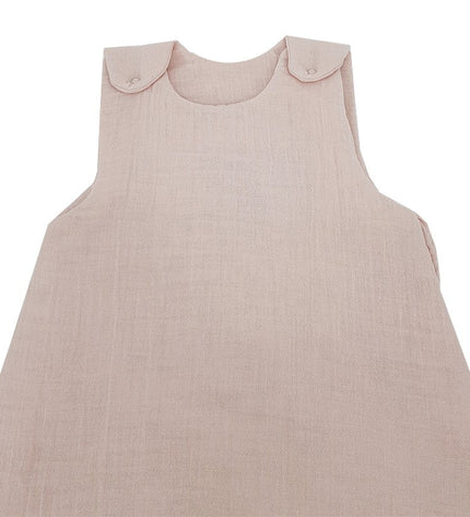 Muslin sleeping bag, medium rose pink