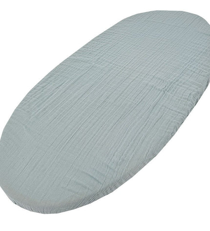 Muslin fitted sheet with elastic band 40 x 80 cm Honey