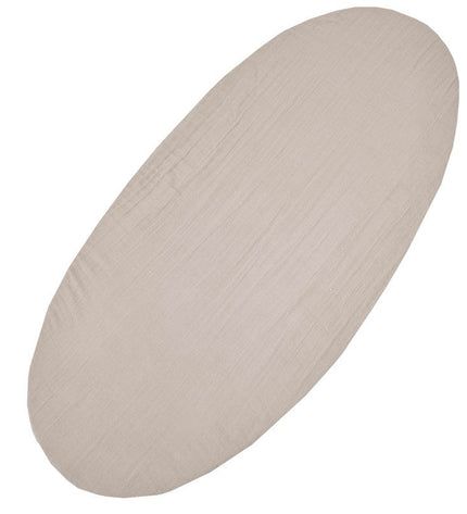 Muslin sheet with elastic band 40 x 80 cm, Rose Pink