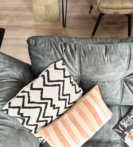 Bank San Diego 3-zits Towerliving - donkergroen- laatste showroommodel