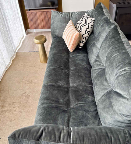 Bank San Diego 3-zits Towerliving - donkergroen- laatste showroommodel