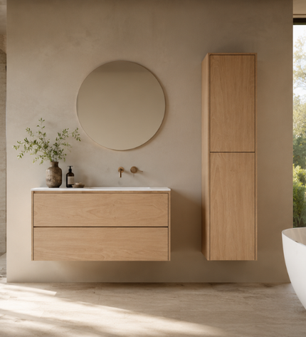 Houten badkamerkast Spa en Breeze
