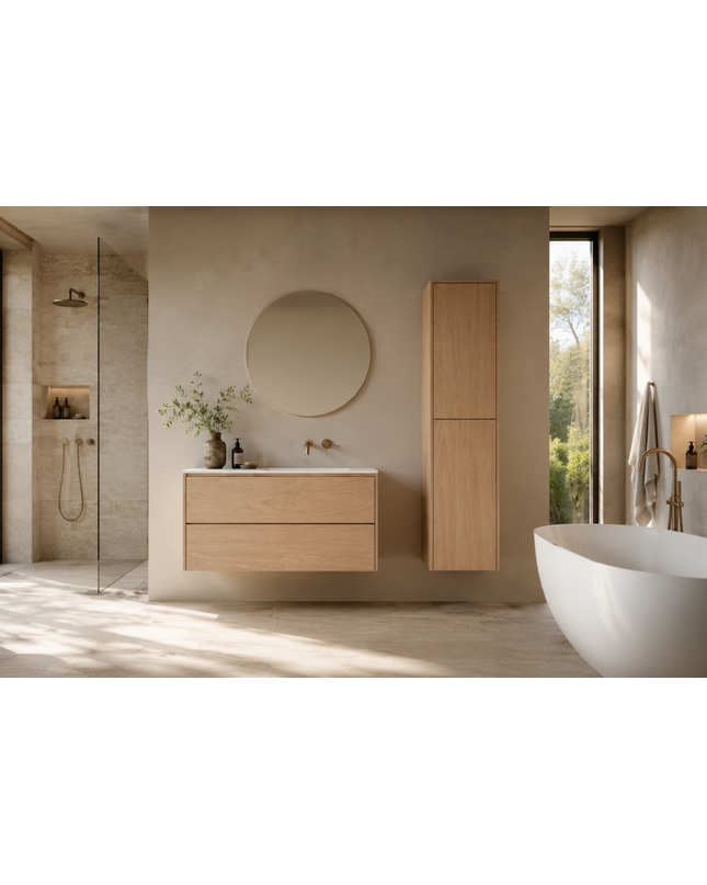 Houten badkamerkast Spa en Breeze
